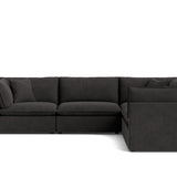 Chill Time 5-Piece Modular Sectional Closed, Dark Shadow