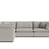 Chill Time 5-Piece Modular Sectional Closed, Heather