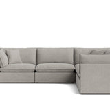 Chill Time 5-Piece Modular Sectional Closed, Heather