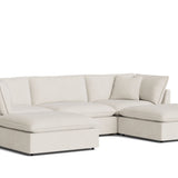 Chill Time 5-Piece Modular U-Shaped Sectional, Birch