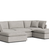 Chill Time 5-Piece Modular U-Shaped Sectional, Heather