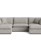 Chill Time 5-Piece Modular U-Shaped Sectional, Heather