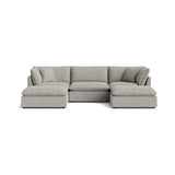 Chill Time 5-Piece Modular U-Shaped Sectional, Heather