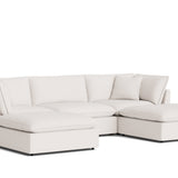 Chill Time 5-Piece Modular U-Shaped Sectional, Nomad Snow