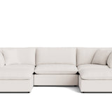 Chill Time 5-Piece Modular U-Shaped Sectional, Nomad Snow
