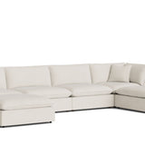 Chill Time 6-Piece Modular U-Shaped Sectional, Birch