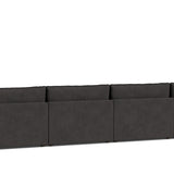 Chill Time 6-Piece Modular U-Shaped Sectional, Dark Shadow