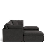 Chill Time 6-Piece Modular U-Shaped Sectional, Dark Shadow