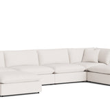Chill Time 6-Piece Modular U-Shaped Sectional, Nomad Snow