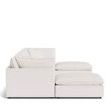 Chill Time 6-Piece Modular U-Shaped Sectional, Nomad Snow