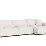 Soft Spot 3-Piece Modular Sectional Right, Nomad Snow