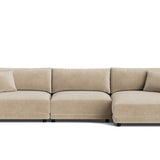 Soft Spot 3-Piece Modular Sectional Right, Cashew