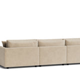Soft Spot 4-Piece Modular Sectional, Cashew