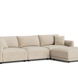 Soft Spot 4-Piece Modular Sectional, Cashew