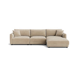 Soft Spot 4-Piece Modular Sectional, Cashew