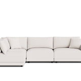 Soft Spot 4-Piece Modular Sectional Left, Nomad Snow
