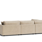 Soft Spot 4-Piece Modular Sectional Left, Cashew