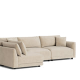 Soft Spot 4-Piece Modular Sectional Left, Cashew