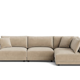 Soft Spot 4-Piece Modular Sectional Right, Cashew