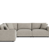 Soft Spot 5-Piece Modular Sectional Closed, Oatmeal