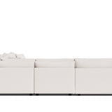 Soft Spot 5-Piece Modular Sectional Closed, Nomad Snow