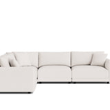 Soft Spot 5-Piece Modular Sectional Closed, Nomad Snow