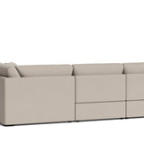 Lift Off Power Recliner 4-Piece Modular Sectional, Light Pebble