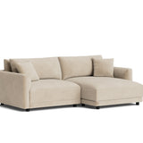 Soft Spot 2-Piece Modular Sectional Right, Cashew