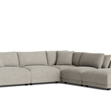 Soft Spot 5-Piece Modular Sectional Right, Oatmeal