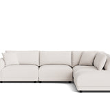 Soft Spot 5-Piece Modular Sectional Right, Nomad Snow