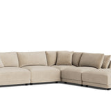Soft Spot 5-Piece Modular Sectional Right, Cashew