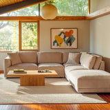 Soft Spot 5-Piece Modular Sectional Right, Cashew
