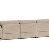 Lift Off Power Recliner 3-Piece Modular Sofa, Champagne