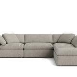 Movie Night™ 5-Piece Modular Sectional, Large, Oatmeal