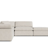 Movie Night™ 5-Piece Modular Sectional, Large, Newport Stripe