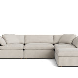 Movie Night™ 5-Piece Modular Sectional, Large, Newport Stripe
