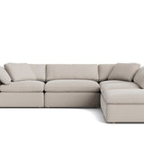 Movie Night™ 5-Piece Modular Sectional, Large, Clay