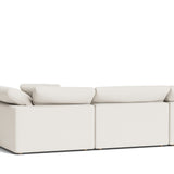 Movie Night™ 5-Piece Modular Sectional, Large, Cream Linen
