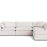 Movie Night™ 5-Piece Modular Sectional, Large, Nomad Snow