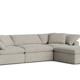 Movie Night™ 4-Piece Modular Sectional, Large, Oatmeal