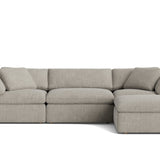 Movie Night™ 4-Piece Modular Sectional, Large, Oatmeal