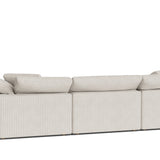 Movie Night™ 4-Piece Modular Sectional, Large, Newport Stripe