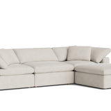 Movie Night™ 4-Piece Modular Sectional, Large, Newport Stripe