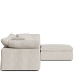 Movie Night™ 4-Piece Modular Sectional, Large, Newport Stripe