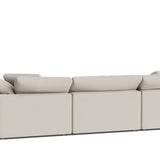 Movie Night™ 4-Piece Modular Sectional, Large, Clay