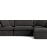 Movie Night™ 4-Piece Modular Sectional, Large, Dark Shadow