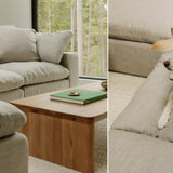 Movie Night™ 4-Piece Modular Sectional, Large, Light Pebble