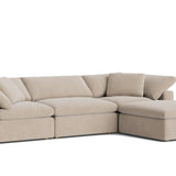 Movie Night™ 4-Piece Modular Sectional, Large, Champagne