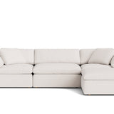Movie Night™ 4-Piece Modular Sectional, Large, Nomad Snow