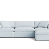 Movie Night™ 4-Piece Modular Sectional, Large, Cove